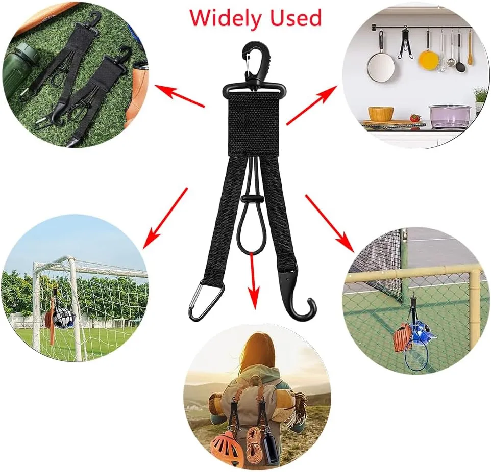 YELAIYEHAO 3-in-1 Dugout Organizer - Baseball & Softball Gear Hanger with Bat Holder, Glove Clip, Helmet Hook, Fence Bag, Water Bottle Holder