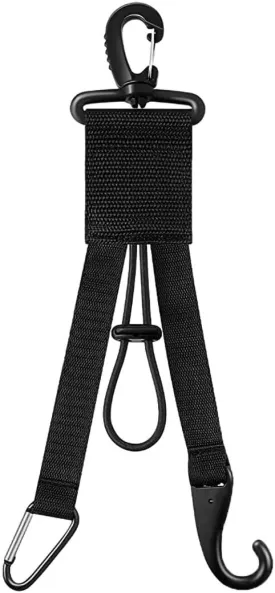 YELAIYEHAO 3-in-1 Dugout Organizer - Baseball & Softball Gear Hanger with Bat Holder, Glove Clip, Helmet Hook, Fence Bag, Water Bottle Holder